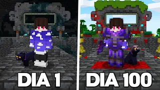 EU PASSEI 100 DIAS FAZENDO CIDADE SNIFFER MINECRAFT 1.20 - O FILME (Irmandade)