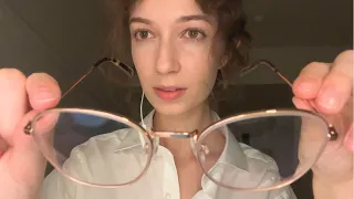 ASMR glasses fitting (very lofi roleplay)