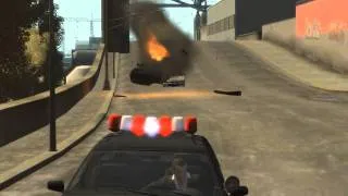 GTA IV - Epic mini cop chase/escape (HD)