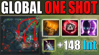 Global One Shot Totem with CK Crit and Haunt [1 Hit = 4 Intelligence steal] Dota 2 Ability Draft