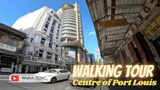 Centre of Port Louis, Walking tour 4k | Port Louis, Mauritius