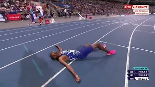 Athlétisme - Lamecha Girma bat le record du monde du 3000m steeple