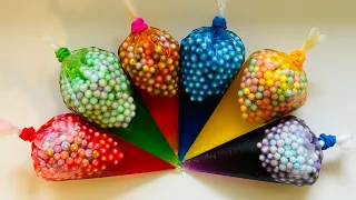 DIY | Making Rainbow Slime with Piping Bags | Most Satisfying Relaxing ASMR Video #ASMR #PipingBags