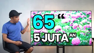 Smart TV 65 inch cuma 5 Juta an !!! Harga Murah Serasa punya BIOSKOP dirumah - SPC ST65 - Laiqul