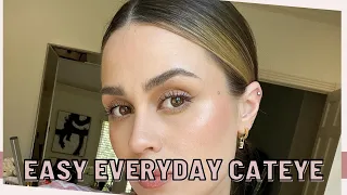 Easy everyday cateye makeup tutorial