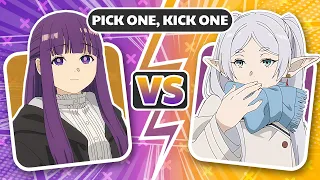 Pick One Kick One! 🤔 | Choose Anime Characters From Each Anime 🔥