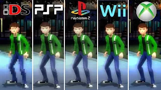 Ben 10 Alien Force Vilgax Attacks (2009) NDS vs PSP vs PS2 vs Wii vs Xbox 360 (Which one is better!)