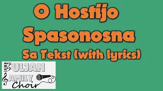 Croatian Hymns | 'O Hostijo Spasonosna' Tekst (With lyrics)