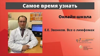 Школа пациентов. Все о лимфомах. Эфир с д.м.н. Е. Е. Звонковым