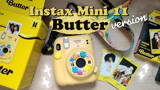 Instax Mini 11 BTS Butter version! polaroid camera + printing BTS Jungkook 💜🇰🇷 인스탁스 미니 11