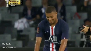 Kylian Mbappe vs Rennes | 03/08/19 | Super Cup | HD