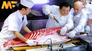 Pacific Bluefin Tuna fishing and cutting | Modern Tuna Can processing factory | Modern Farm:➤#50