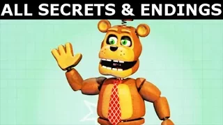 FNAF 6 - All Secrets, Easter Eggs & All Endings (Freddy Fazbear's Pizzeria Simulator)