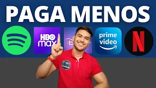 Cómo PAGAR MENOS por Netflix, Spotify, HBO, Prime Video, Disney+ y MÁS!!