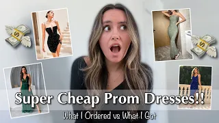 Trying On Super Cheap Prom Dresses!! | Online Shopping Expectation vs Reality