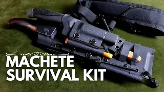 Machete Survival Kit for Hiking & Bushcraft