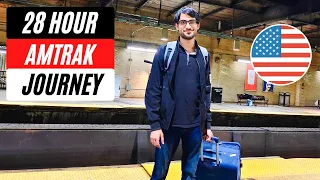 My 28 Hour Amtrak Journey in USA | Chicago to New Jersey