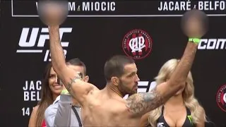 Matt Brown flips off Brazilian crowd | Weigh-In | UFC 198