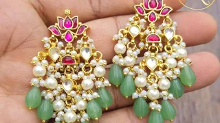 New fashion jewellery collection | Ahmedabadi jadau kundan jewellery