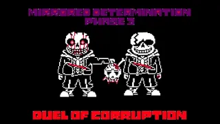 Mirrored Determination (Insanity!Sans V.S. Last Breath Sans) Phase 3 | Duel of Corruption