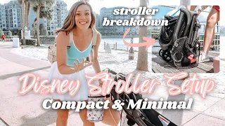 2024 Disney Stroller Setup for My 4 Year Old | Compact & Minimal Disney Stroller Setup