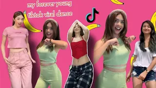 tiktok viral #philippines  my forever young  dance| comment please which one is best #queenay #reels