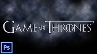 Photoshop Tutorial: How to Create Game of Thrones Text