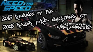 Razor's Mustang In NFS 2015 (NFS MW Remake)