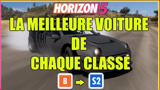 Forza Horizon 5 : BEST CAR FOR EVERY CLASS