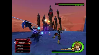 Kingdom Hearts II (PS2) Sephiroth Boss Fight (Proud)