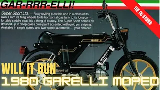 1980 Garelli Super Sport   Will It Run?