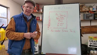 Part 1 Greg explains implementing a 20 acre grazing operation from scratch. Part 1