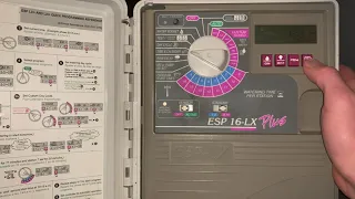 Rain Bird ESP LX Plus Irrigation Controller Programming