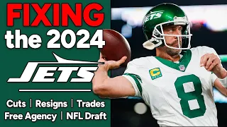 Fixing the New York Jets in 2024  |  Cuts, Re-signs, Trades, Free Agents, & Full Mock Draft