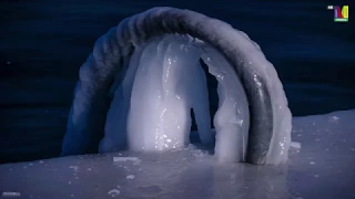 Amazing ice-sculptures Switzerland