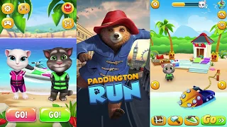 Talking Tom Jetski Vs Paddington Run Endlessly fun adventures Vs Talking Tom Jetski 2 Gameplay