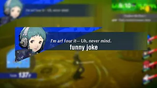 Fuuka tells a funny joke | P3R