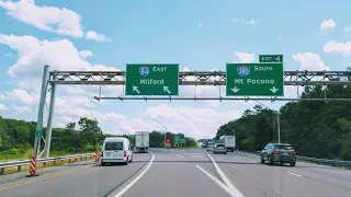 Interstate 84 east in Pennsylvania | Scranton, PA to Port Jervis, NY (PA/NY border)