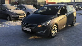 HYUNDAI SOLARIS 2015, пробег 65 000 км, обзор автомобиля с пробегом в Альянс Select Чебоксары