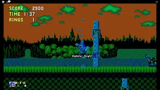 Classic Sonic Simulator V12 - Zero Up Zone. (By: Mouidujky.)