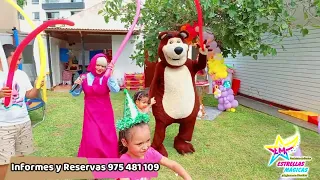 Show Infantil Masha y el Oso con Estrellas Mágicas - Mágicamente Divertido!!!