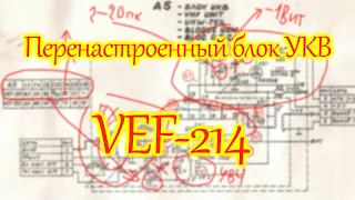 ВЭФ-214. Перестроенный блок УКВ.