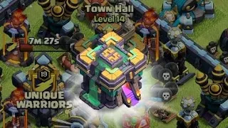 Goodbye Town Hall 13 Forever Upgrading to Max Town Hall 14 - Clash of Clans #coc #clashofclans#video