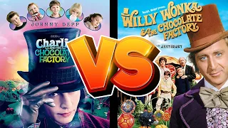 Willy Wonka and the Chocolate Factory VS. Charlie and the Chocolate Factory