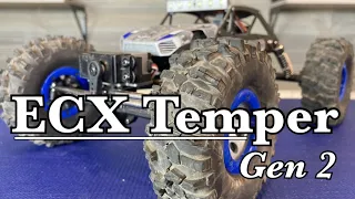 ECX Temper Gen 2 - Pen Spring mod and Tires “Delugged & Siped”