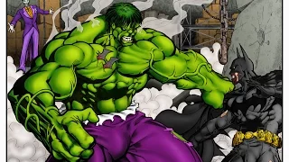 EL DIA QUE BATMAN SE ENFRENTO A HULK