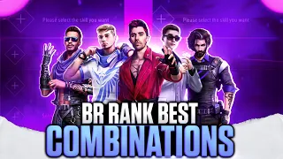 BR Rank Best Character Combination || Best Character Combination For Br Rank || Solo Rank Push