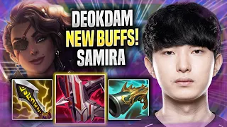 DEOKDAM DOMINATING SAMIRA WITH NEW BUFFS! - DK deokdam Plays Samira ADC vs Jhin! | Season 2022