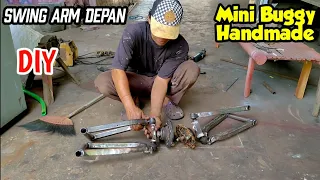 Cara Membuat Swing Arm Depan | UTV Mini Buggy Homemade