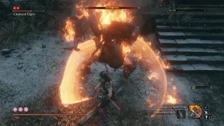 Sekiro: Shadows Die Twice - Chained Ogre - No Damage Taken (NG+7, Demon Bell, Charmless)